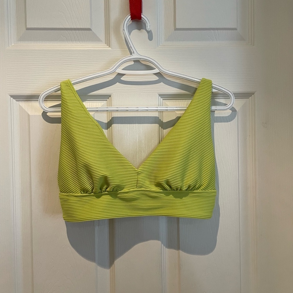 Green bikini top